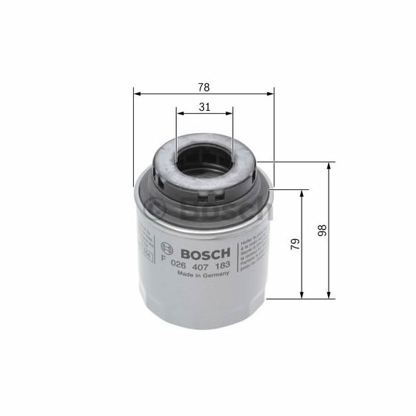 Φίλτρο Λαδιού BOSCH F 026 407 183